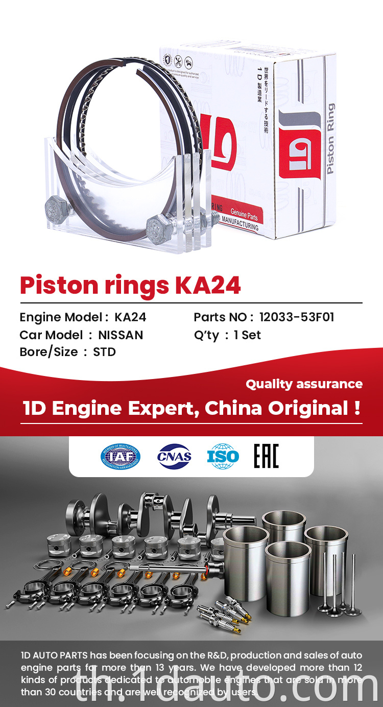 Piston Ring Set For Nissan
